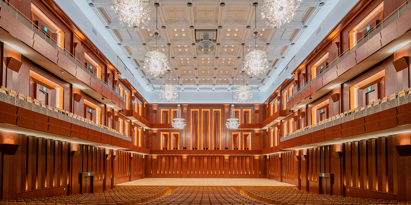 ACROS Fukuoka（Fukuoka Symphony Hall, International Conference Hall）